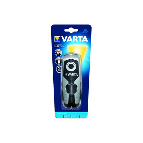 Varta Led Flashlight Power Line Dynamo Light 17680 101 401