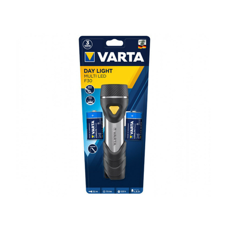 Varta Led Flashlight Day Light Multi Led F30 17612 101 421