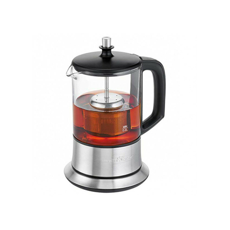 Proficook tea maker/kettle pc-tk 1165 inox 501165