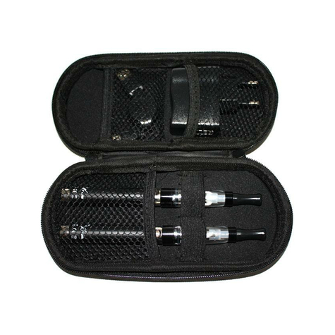 Kit de 2 cigarettes électroniques ttzig 650mah avec coffret (noir)