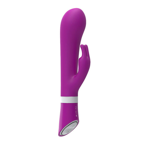 Bwild deluxe bunny vibrateur, 6 fonctions, silicone, framboise, 19, 3cm