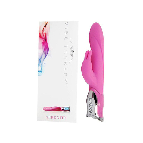 Vibe Therapy Vibe Therapy Serenity 10 Function Silicone Rabbit Vibe Pink Os