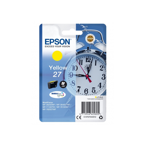 Epson tinte wecker gelb c13t27044012 | epson c13t27044012