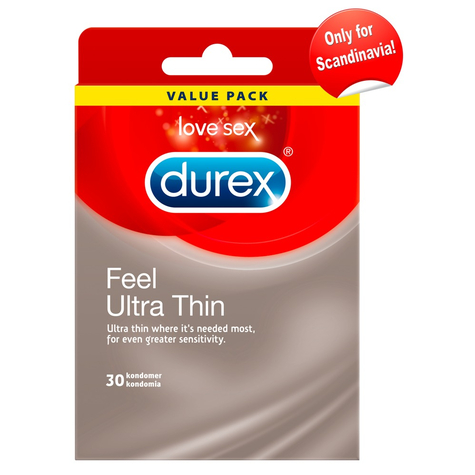 durex feel ultra thin 30