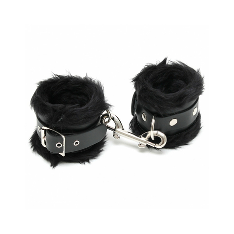 Rimba Padded Footcuffs With Fur