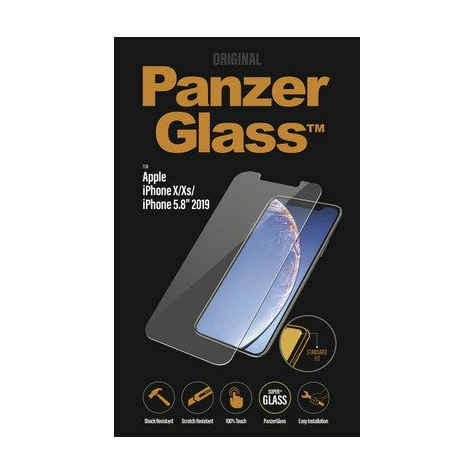 Panzerglass 2661   protection d'écran transparent   mobile/smartphone   apple   iphone x/xs   résistant aux rayures   résistant aux chocs   1 pièce(s)