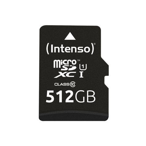 Intenso microsd karte uhs i premium   512 go   microsd   classe 10   uhs i   45 mo/s   noir