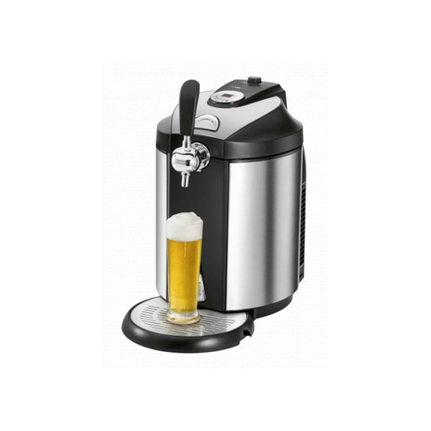 Clatronic Beer Dispenser For 5 Liter Barrels Bz 3740