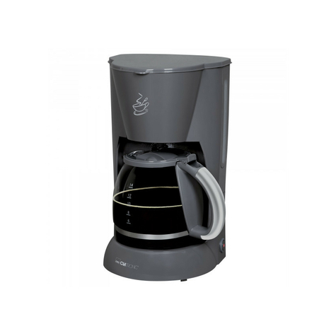 Machine à café clatronic ka 3473 (gris)