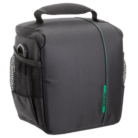 Rivacase 6901801074204 - Shoulder Bag - Universal - Shoulder Strap - Black - Green