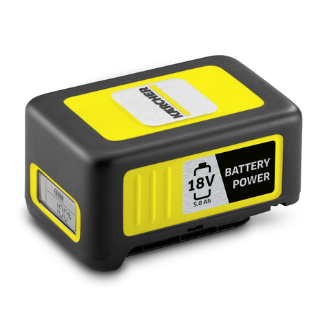 kärcher 2.445-035.0 batterie/pile lithium-ion (li-ion) 4,8 ah 18 v kärcher noir jaune