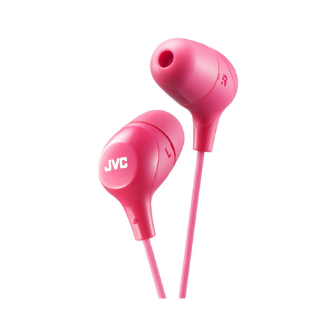 Jvc ha-fx38-p-e ecouteurs intra-auriculaires - écouteurs - écouteur - rose - avec fil - 1 m - or