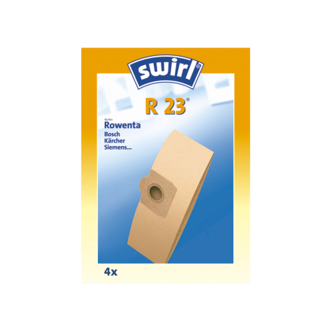 Swirl r 23 - sac à poussière - marron - papier - bosch - karcher - siemens - 4 pièce(s)