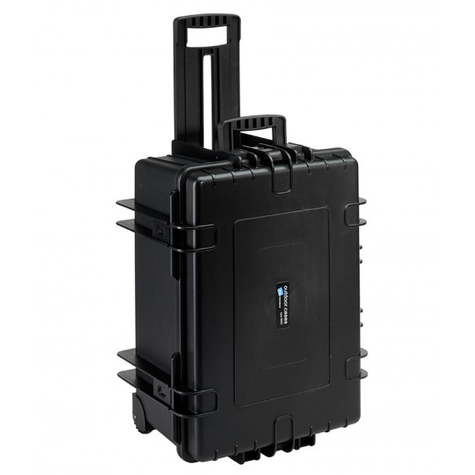 B&w group b&w 6800/b/si valise sur roulette noir polypropylene (pp) résistant à la poussière imperméable ip67 70,9 l