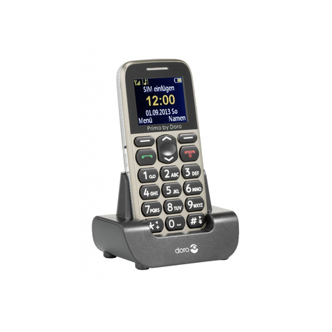 Doro Primo 215 - Bar - Single Sim - 4.32 Cm (1.7 Inches) - Bluetooth - 1000 Mah - Beige