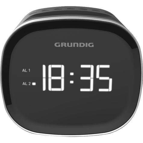 Grundig sonoclock 2000 - horloge - numérique - am,fm - 1,5 w - led - noir