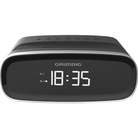 Grundig sonoclock 1000 - horloge - numérique - fm - 1,5 w - led - noir