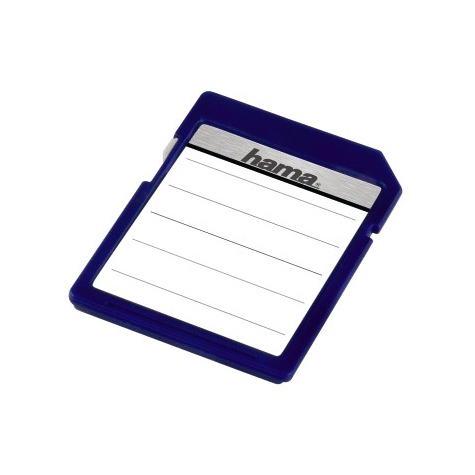 Hama sd/mmc memory card labels - blanc - 18 pièce(s)