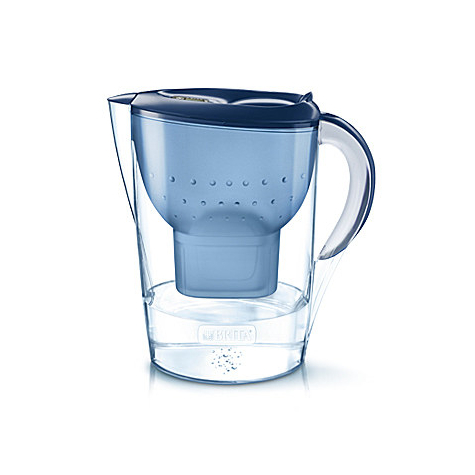 Brita marella xl - filtre à eau pour carafe - bleu - transparent - 3,5 l - 2 l - allemagne - 267 mm