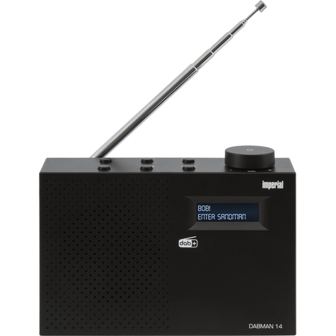Telestar dabman 14 - portable - numérique - dab+,fm - 87,5 - 108 mhz - 174 - 240 mhz - 1 w