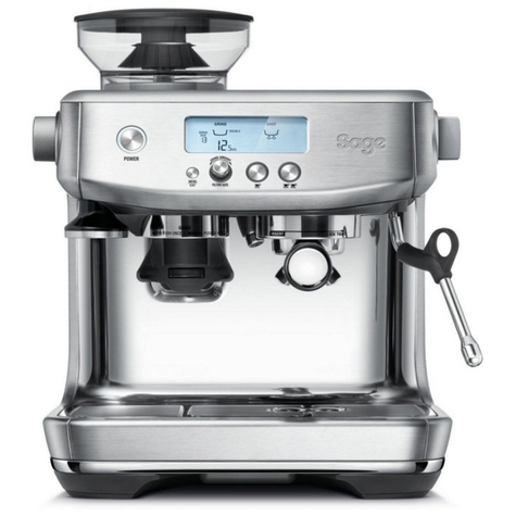 Sage the barista pro - machine à expresso - 1,98 l - café en grains - broyeur intégré - 1680 w - acier inoxydable