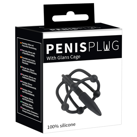 penis plug with glans cage