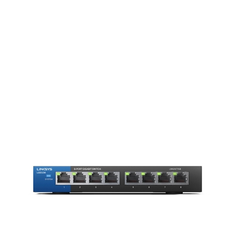 Linksys Lgs108 - Unmanaged - Gigabit Ethernet (10/100/1000)