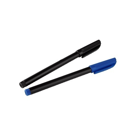 Hama stylo de marquage cd/dvd - set of 2 - black - blue - multicolore