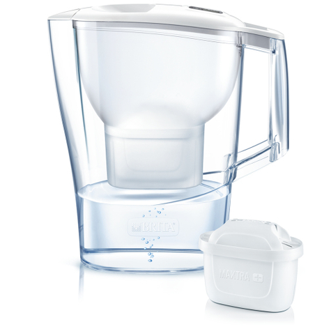 Brita aluna cool maxtra+ wh filtre à eau pour carafe transparent blanc 2,4 l 1,4 l 265 mm 110 mm
