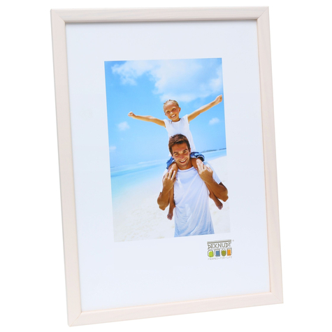 Deknudt s41jl1 - bois - blanc - cadre pour une seule photo - table - 21 x 29,7 cm - rectangulaire