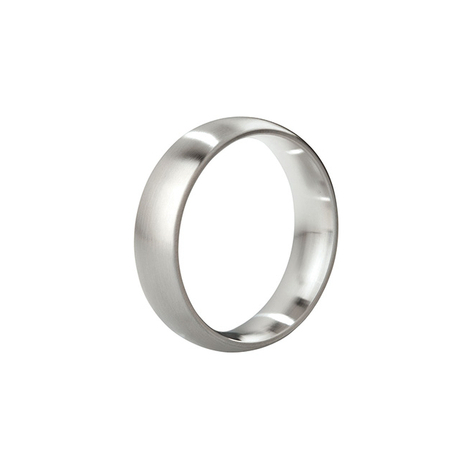 Mystim The Earl Round Cock Ring, 48 Mm, Brushed
