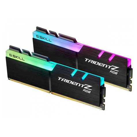 G.skill trident z rgb (for amd) f4-3600c18d-16gtzrx - 16 go - 2 x 8 go - ddr4 - 3600 mhz - 288-pin dimm
