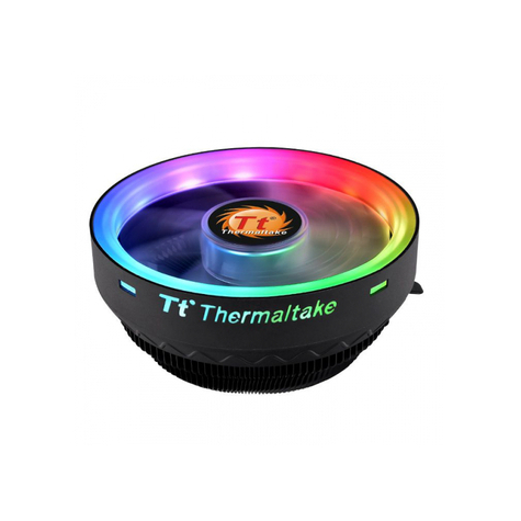 Thermaltake ux100 argb lighting - processeur - refroidisseur - 12 cm - lga 1150 (emplacement h3) - lga 1151 (emplacement h4) - lga 1155 (socket h2) - lga 1156 (socket h),... - amd a - amd athlon - amd ryzen - intel® celeron® - intel® core™ i3 - intel core