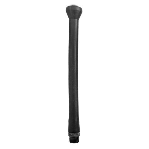 All black silicone anal douche type 3