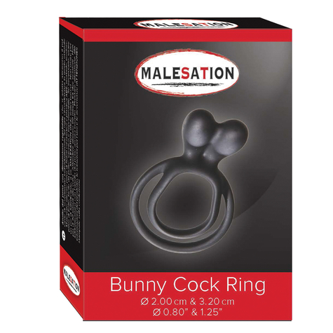 Malesation Bunny Cock Ring (Ø 2.00 Cm & 3.20 Cm)
