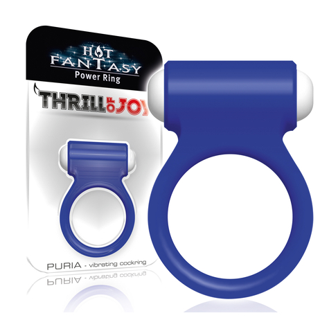 Hot fantasy thrill of joy puria vibro-ring blau