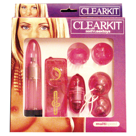 Clearkit seethru pink-transp. (5tlg.)