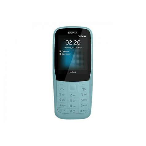 Nokia 220 4g dual sim blau   cellphone   6,1 cm