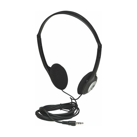 Manhattan Stereo Headphones, Padded, Adjustable, 3.5 Mm Jack
