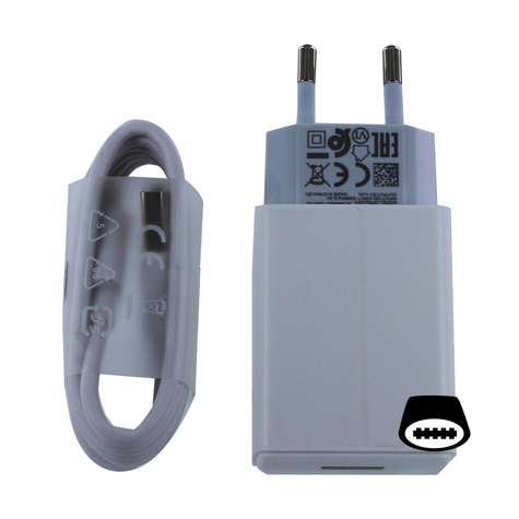 Oppo op52jaeh chargeur rapide 4a + câble i167 type c blanc adaptateur secteur