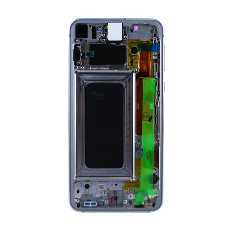Samsung gh82 18852b lcd full set galaxy s10e white touchscreen display