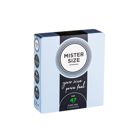 Mister taille 47 mm 3 packs