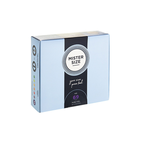Condoms Mister Size - Pure Feel - 69 Mm - 36 Pack