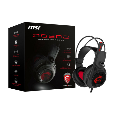 Msi headset ds502 gaming s37-2100911-sv1