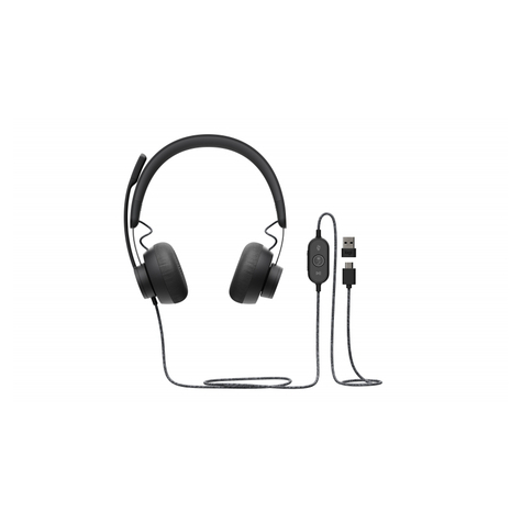 Logitech Zone Wired Msft Teams - Headset - On-Ear - Wired - Usb-C - Graphite