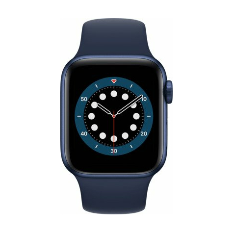 apple watch ser. 6 40 mm aluminium bleu/boucle bleu foncé