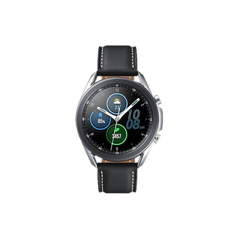 Samsung galaxy watch3 (r855) 41 mm lte, acier inoxydable, argent mystique