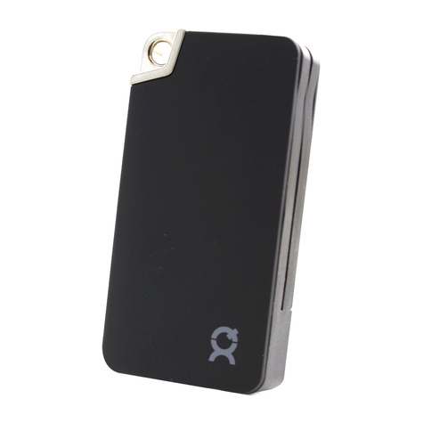 Xqisit power bank lightning et micro usb 1500mah noir made for iphone