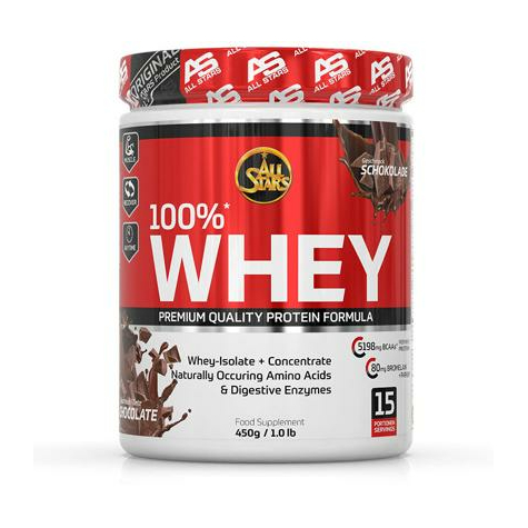 All stars 100% whey protein, 450 g dose