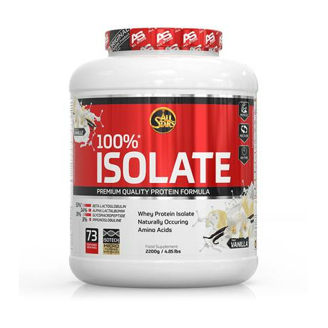 All stars 100% whey protein isolate, 2200 g dose